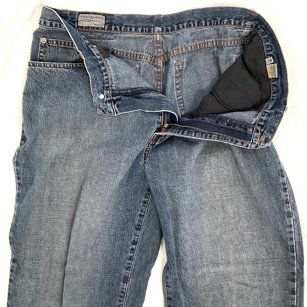 VNTG Jhane Barnes Frequency Straight Leg Jeans, 100% Cotton, 34W - Picture 2 of 10